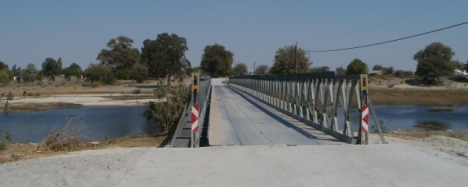 Bridge over the Boteti River at Rakops
