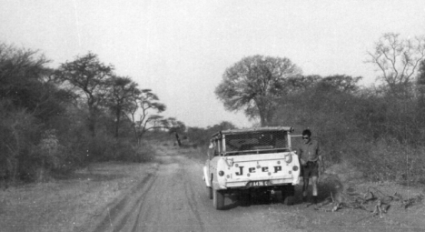 The road from Rundu to Mukwe in 1969, the previous time I travelled along it