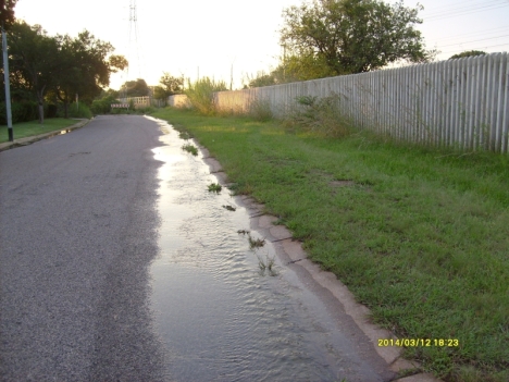 There's plenty of water, running away down the street. If only there were a way of getting it into the pipes!