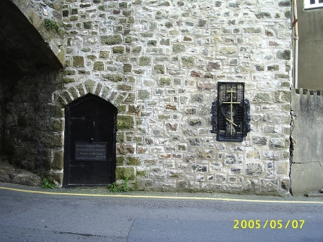 Orthodox Church in the city wall, Caernafon, Wales.