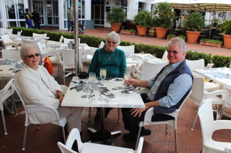 Cheryl Verrijt, Val Hayes, Theo Verrijt, Cape Town, 29 Aug 2013